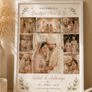 PERSONALISED WEDDING PHOTO FRAME