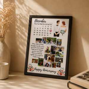 PERSONALIZED ANNIVERSARY PHOTO FRAME
