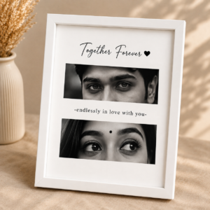 PERSONALIZED COUPLE EYE PHOTO FRAME